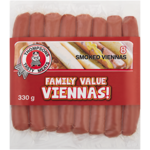 Thompsons Family Value Smoked Viennas 330g