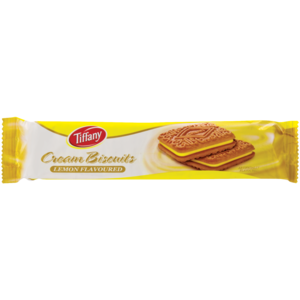 Tiffany Lemon Flavoured Cream Biscuits 90g
