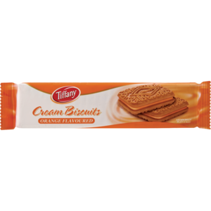Tiffany Orange Flavoured Cream Biscuits 90g