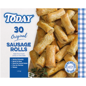 Today Frozen Sausage Rolls 30 Pack
