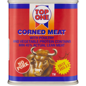 Top One No Pork Hot Chilli Corned Meat 300g