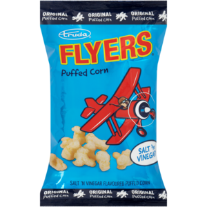Truda Flyers Salt 'n Vinegar Flavoured Puffed Corn 100g