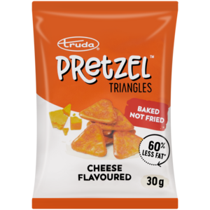 Truda Pretzel Cheese Flavoured Triangles 30g