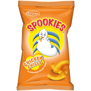 Truda Spookies Chicken Chills Chicken Flavoured Maize Puffs 100g