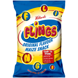 Willards Flings Original Flavour Maize Snack 90g