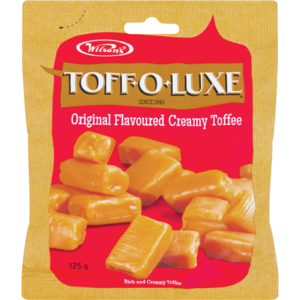 Wilson's Toff-O-Luxe Original Flavoured Creamy Toffee 125g