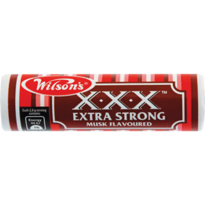 Wilson's XXX Extra Strong Musk Flavoured Mints 26g