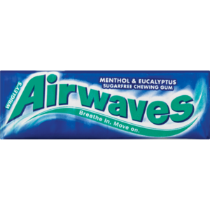 Wrigley's Airwaves Menthol & Eucalyptus Gum 10 Pack